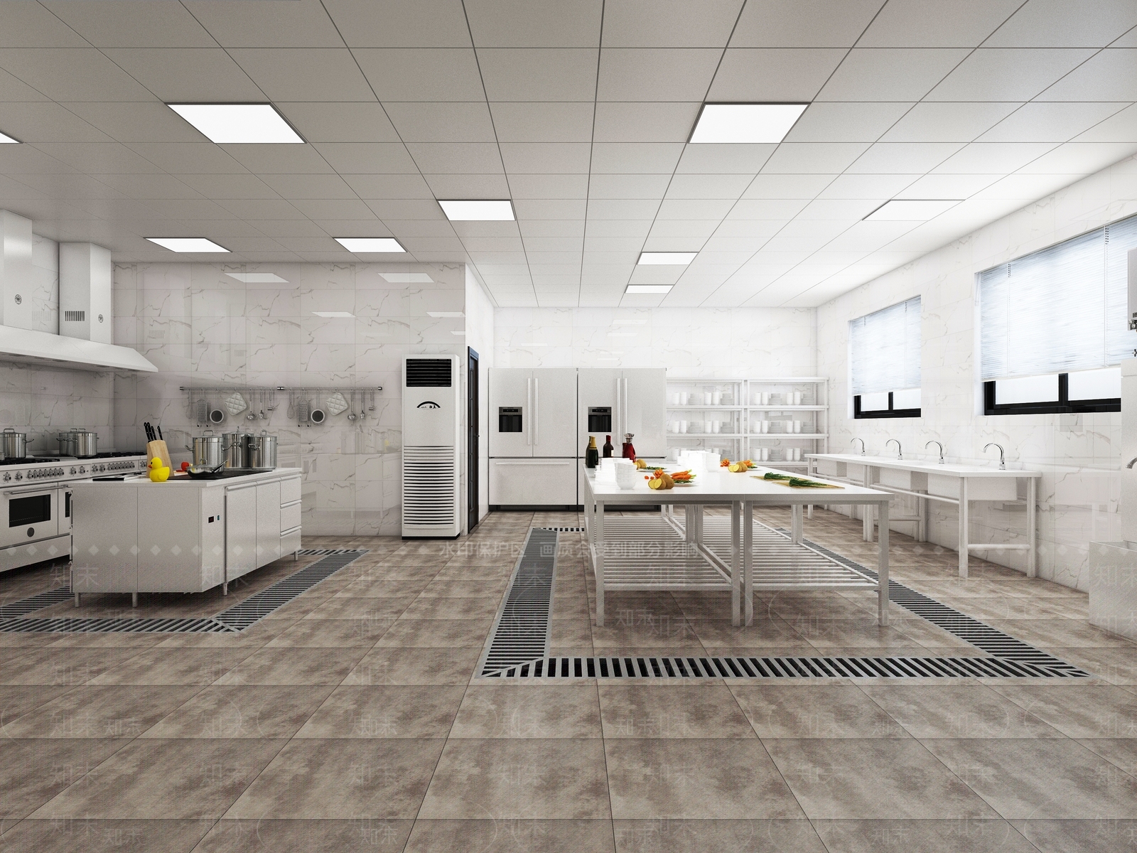 现代厨房设备3D模型下载【ID:880528386】