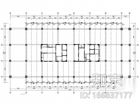 高层楼顶广告牌结构施工图cad施工图下载【ID:166837177】