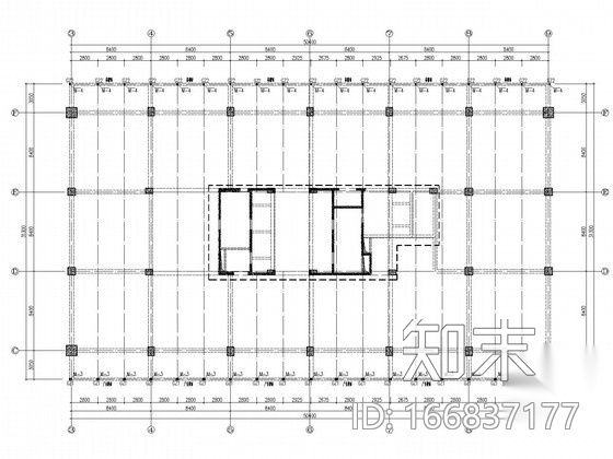 高层楼顶广告牌结构施工图cad施工图下载【ID:166837177】