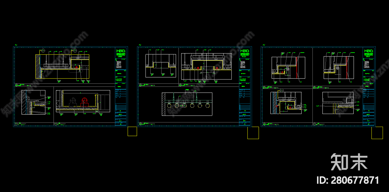 天花大样图施工图下载【ID:280677871】