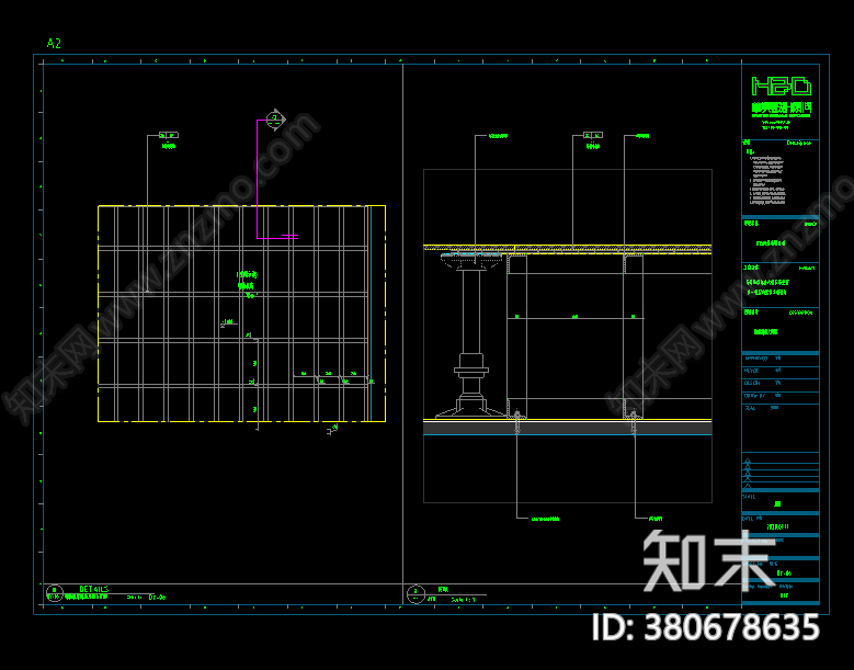 机房地面大样图cad施工图下载【ID:380678635】