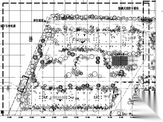 [桐乡]居住区种植绿化工程施工图cad施工图下载【ID:161092161】