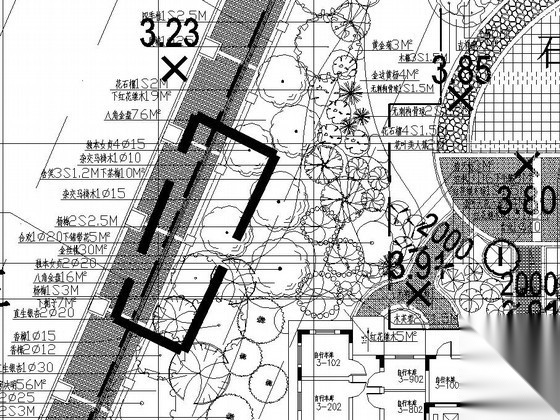 [桐乡]居住区种植绿化工程施工图cad施工图下载【ID:161092161】