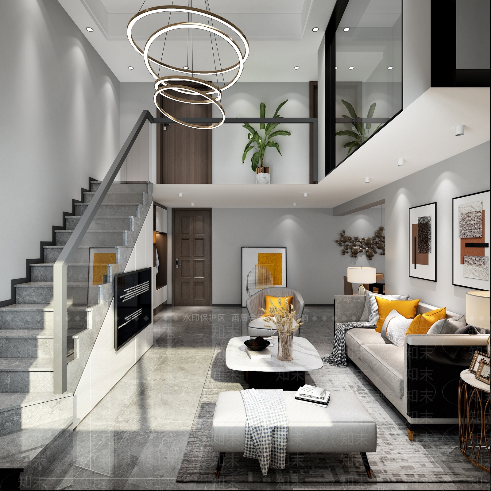 现代公寓3D模型下载【ID:980840735】