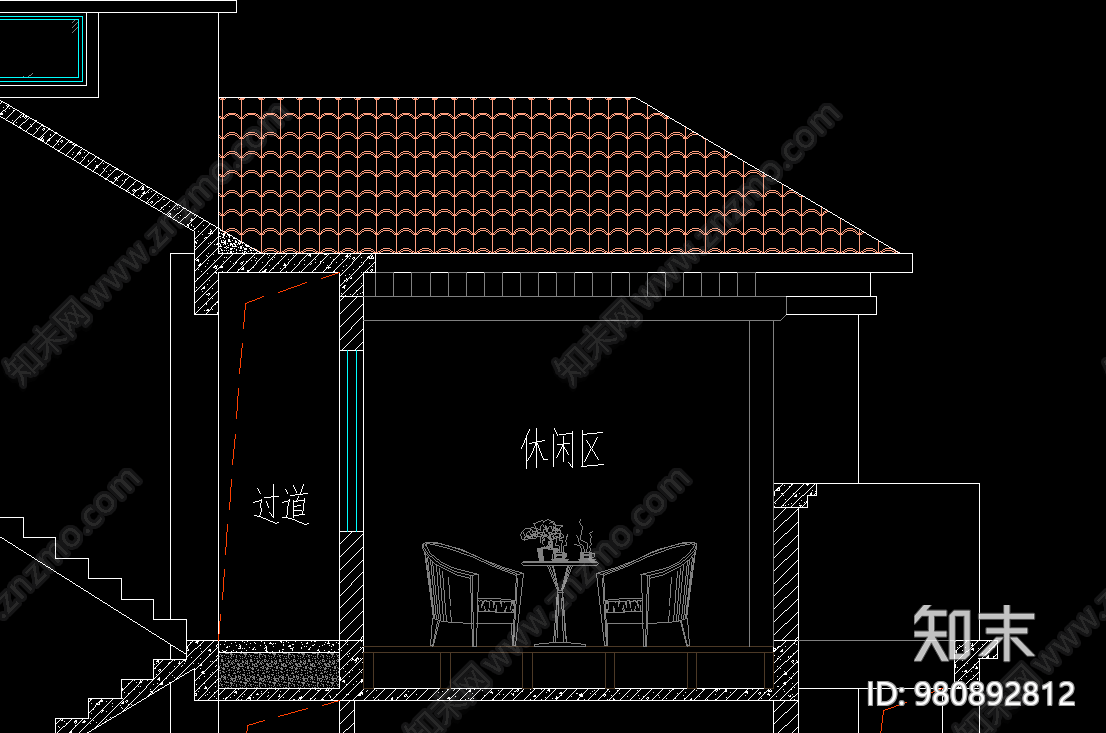 CAD别墅建筑方案cad施工图下载【ID:980892812】