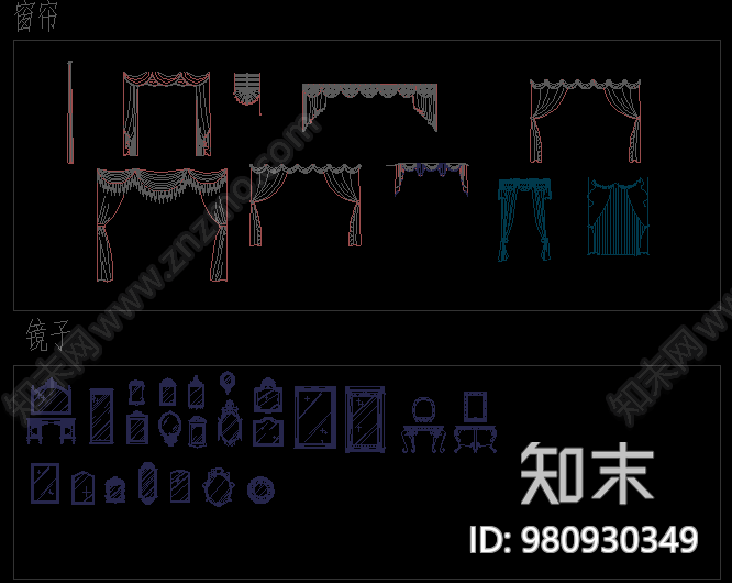 欧式图库大全cad施工图下载【ID:980930349】