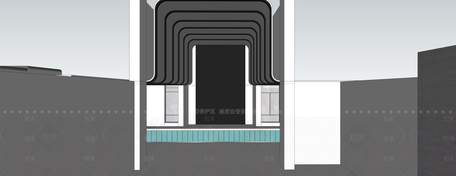 现代公司休息区SU模型下载【ID:396708229】
