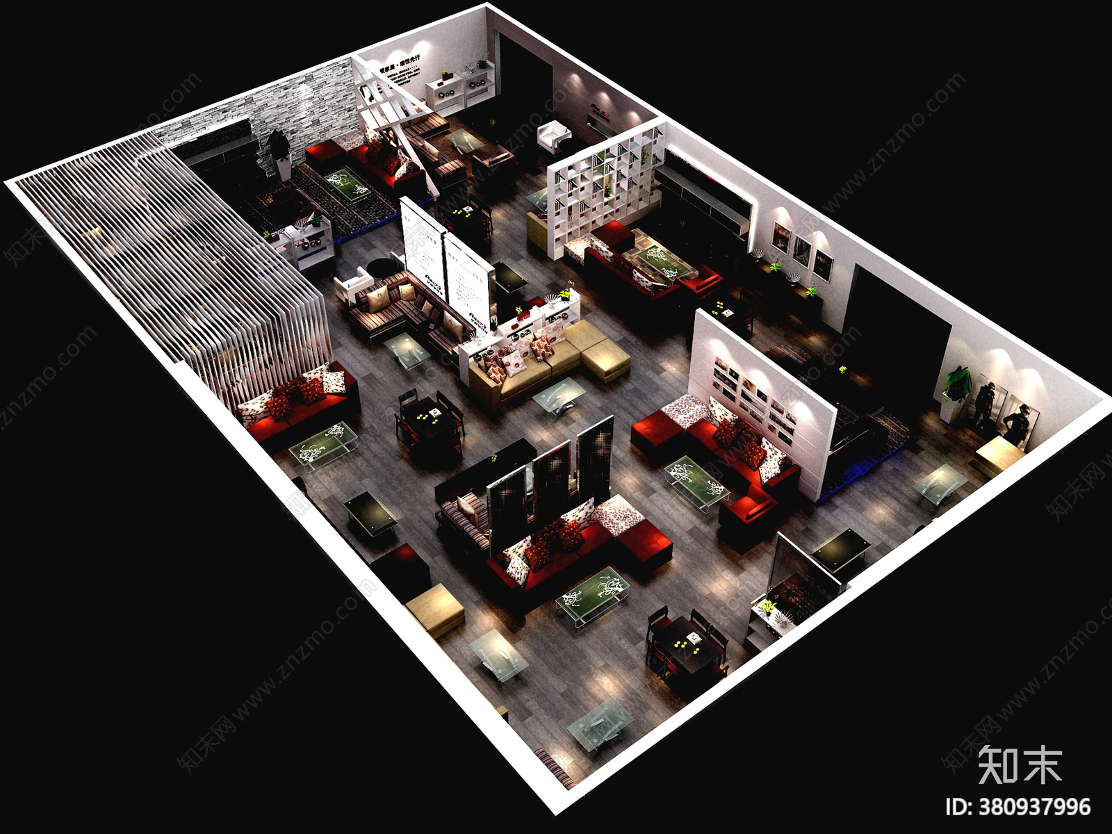 全套家具展厅施工图下载【ID:380937996】