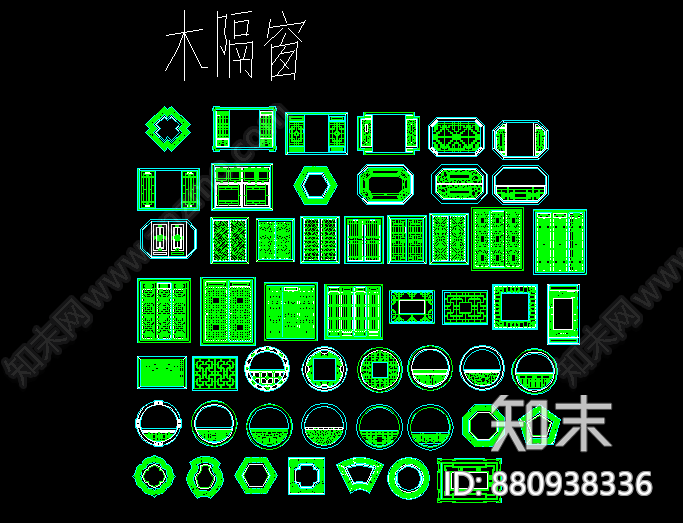 中式图库施工图cad施工图下载【ID:880938336】