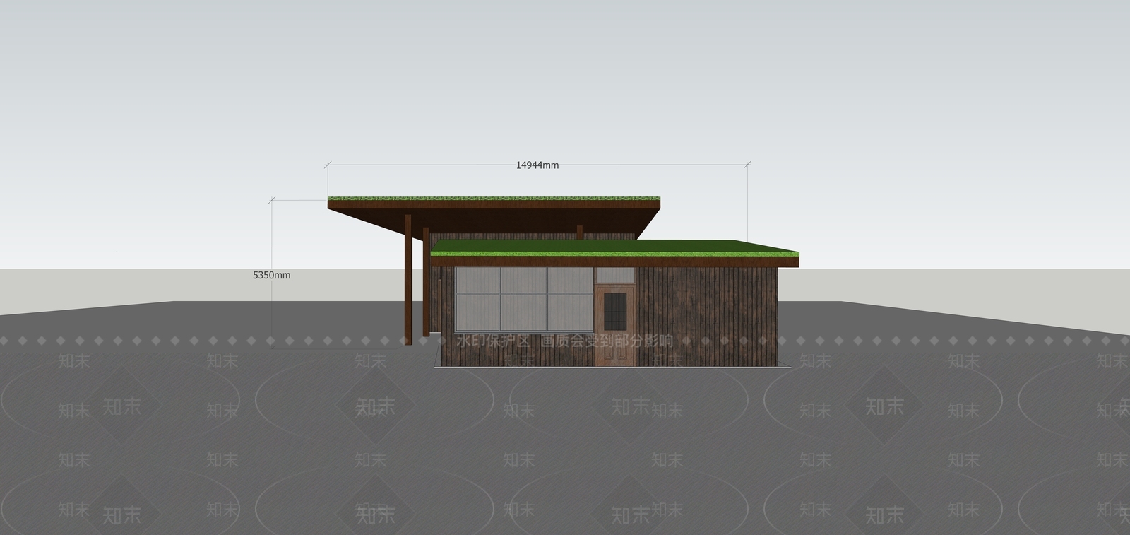 现代驿站SU模型下载【ID:380951475】