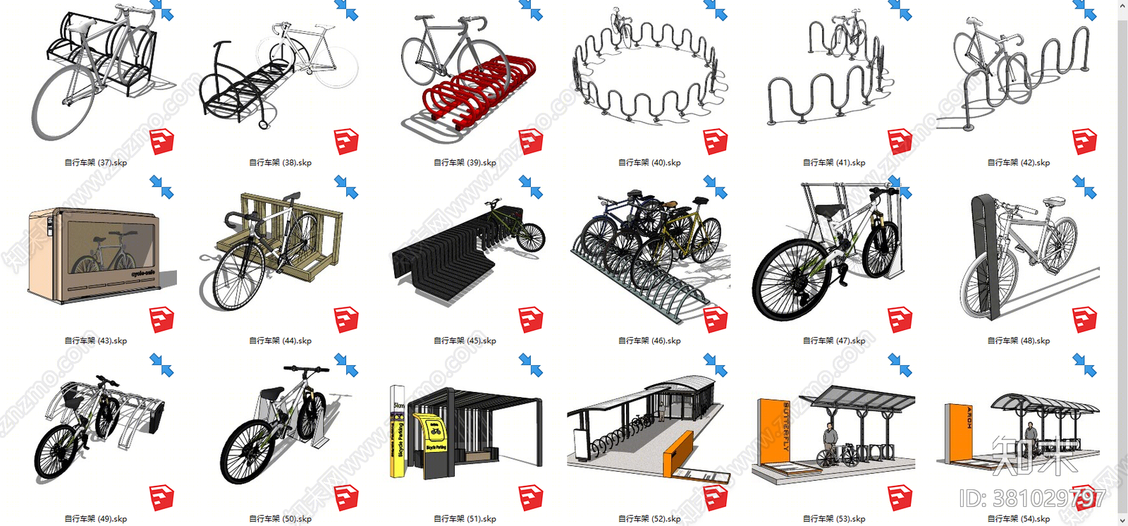 现代自行车SU模型下载【ID:381029797】