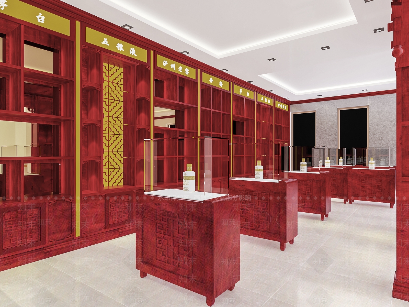 中式烟酒商店3D模型下载【ID:681058121】