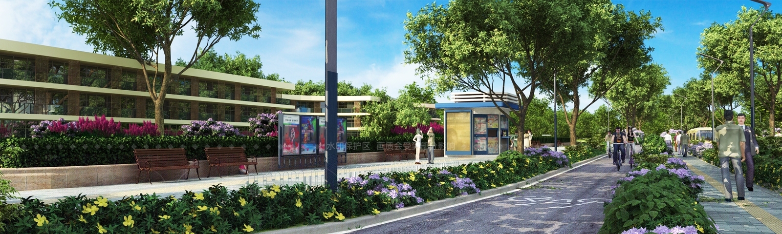 现代道路设施3D模型下载【ID:981073555】