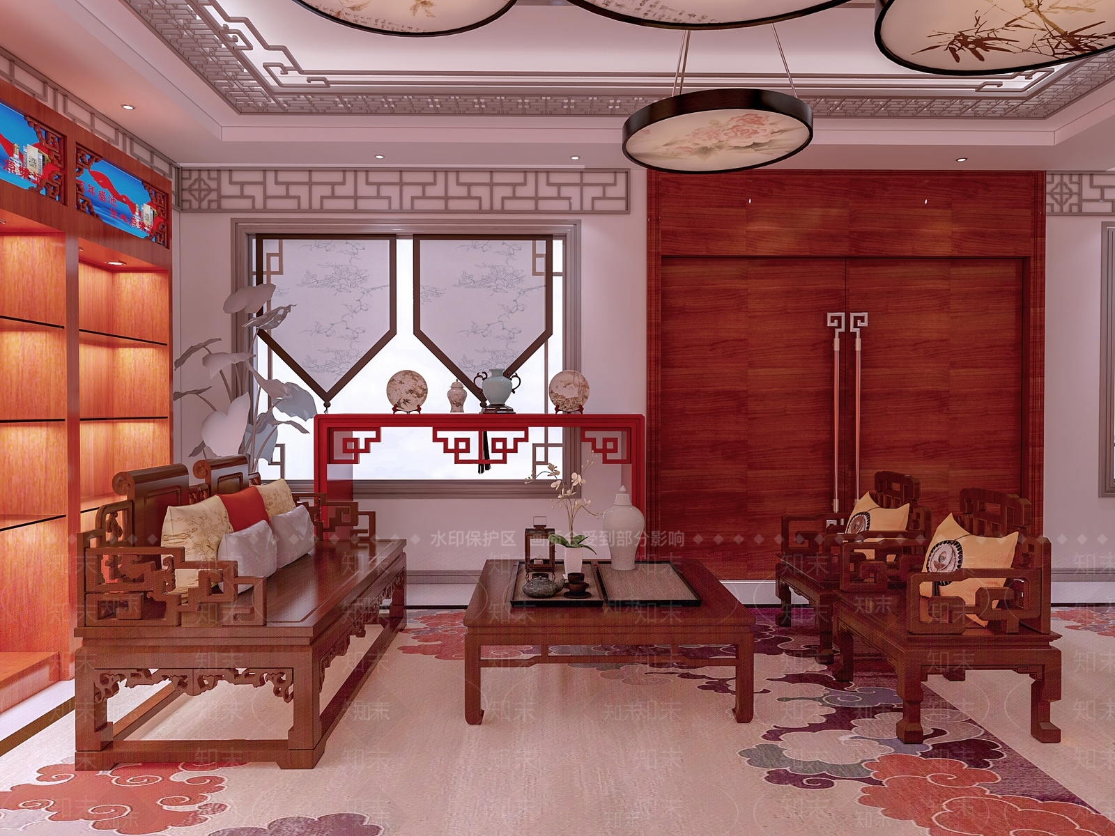 中式烟酒店3D模型下载【ID:681173198】