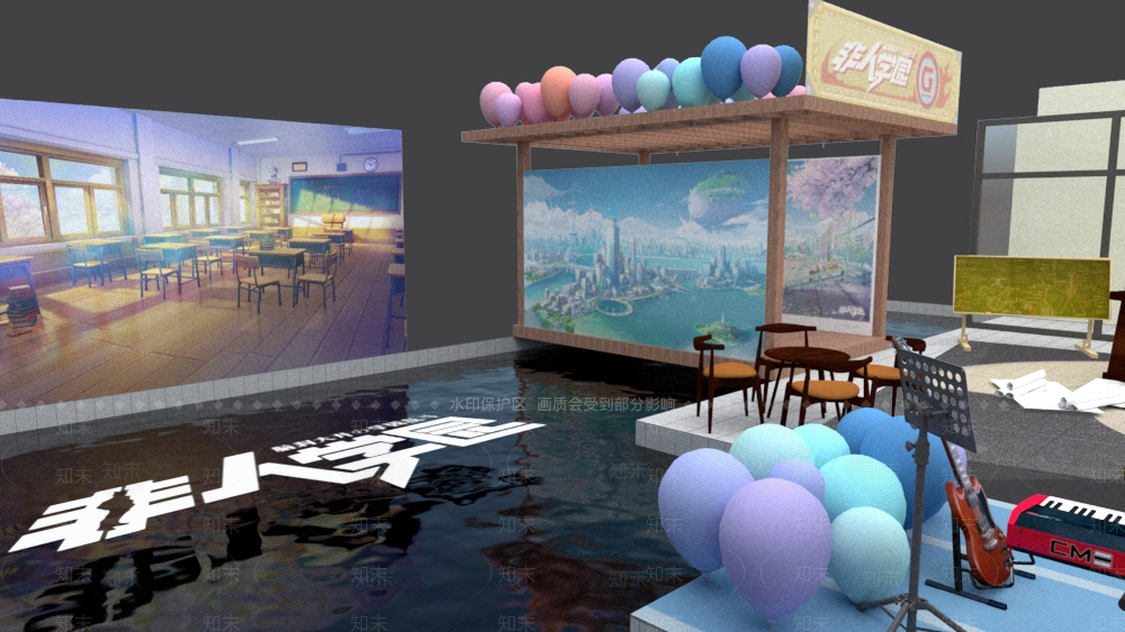 现代展厅SU模型下载【ID:282764975】