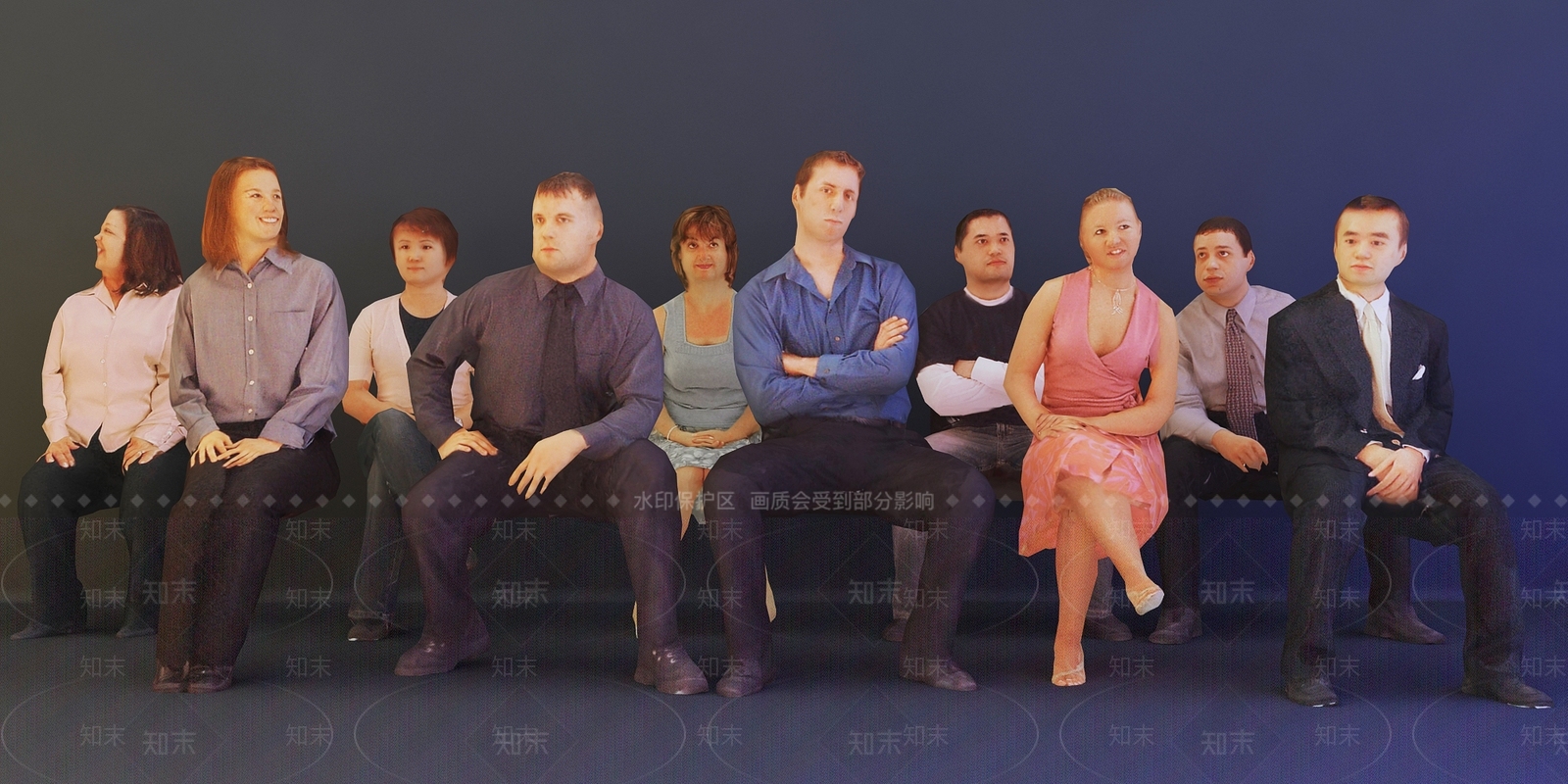 现代多人3D模型下载【ID:781279127】