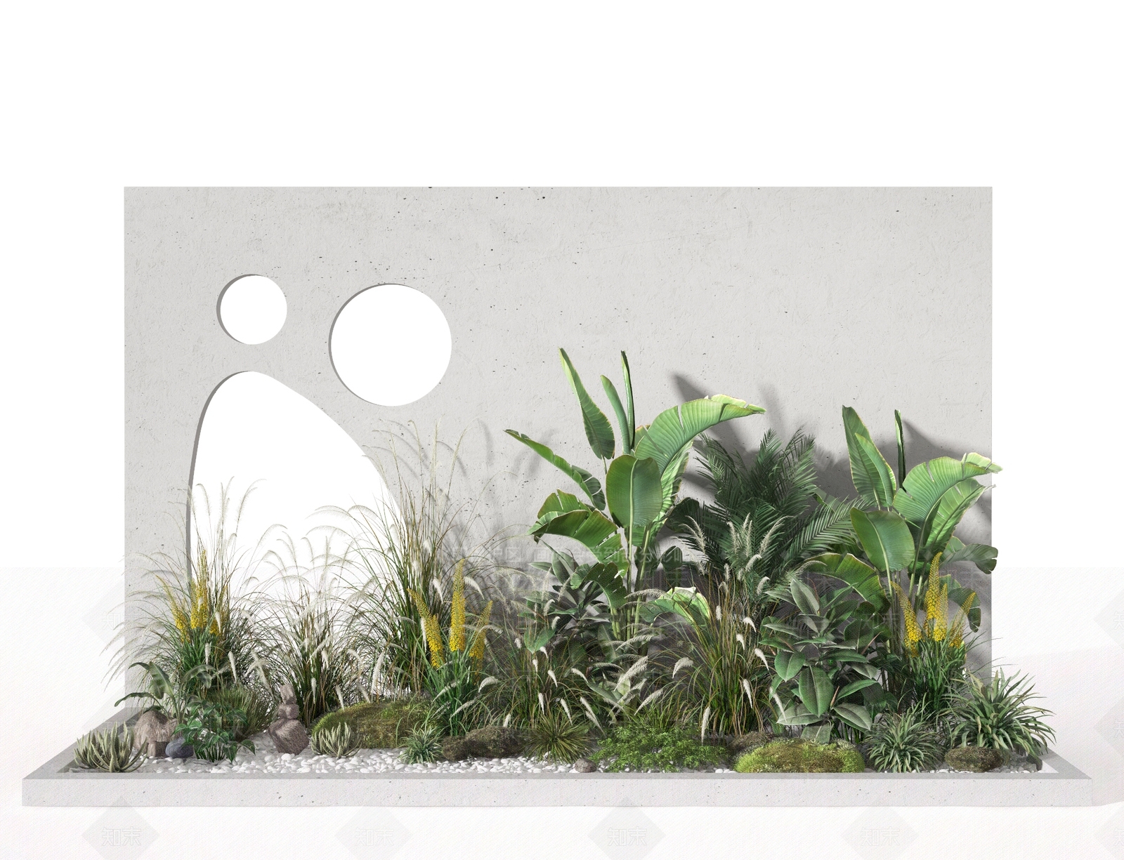现代景观3D模型下载【ID:981314539】