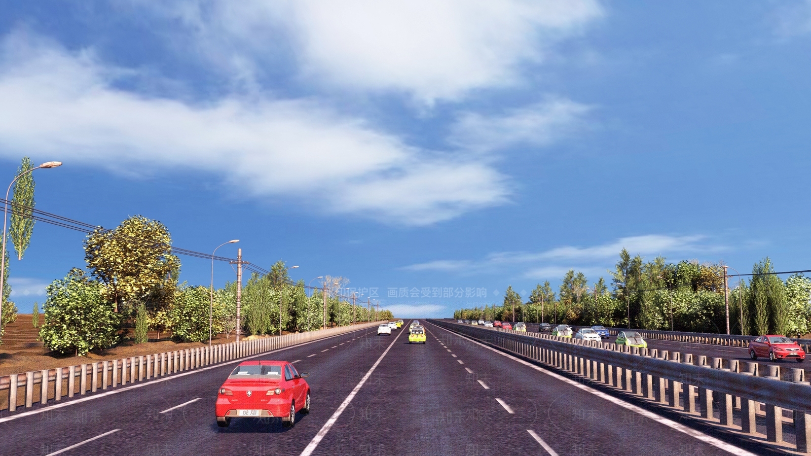 现代公路3D模型下载【ID:981383397】