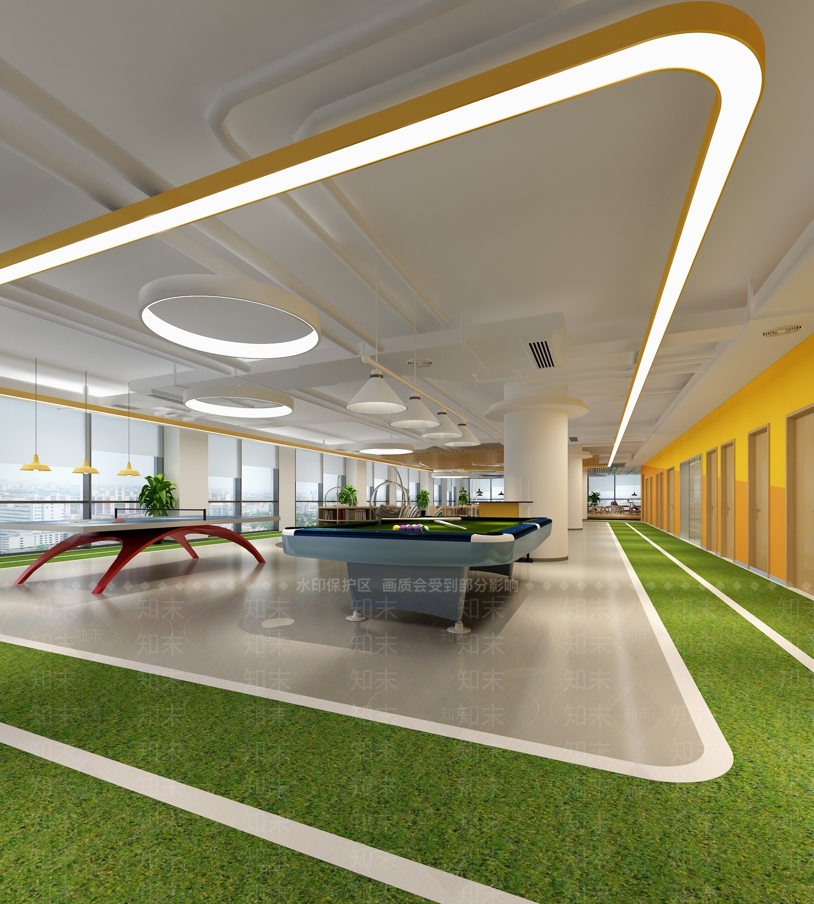 现代体育场馆3D模型下载【ID:381403835】