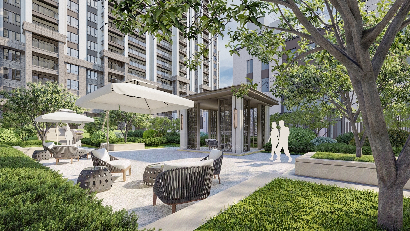 古典廊架SU模型下载【ID:481578769】