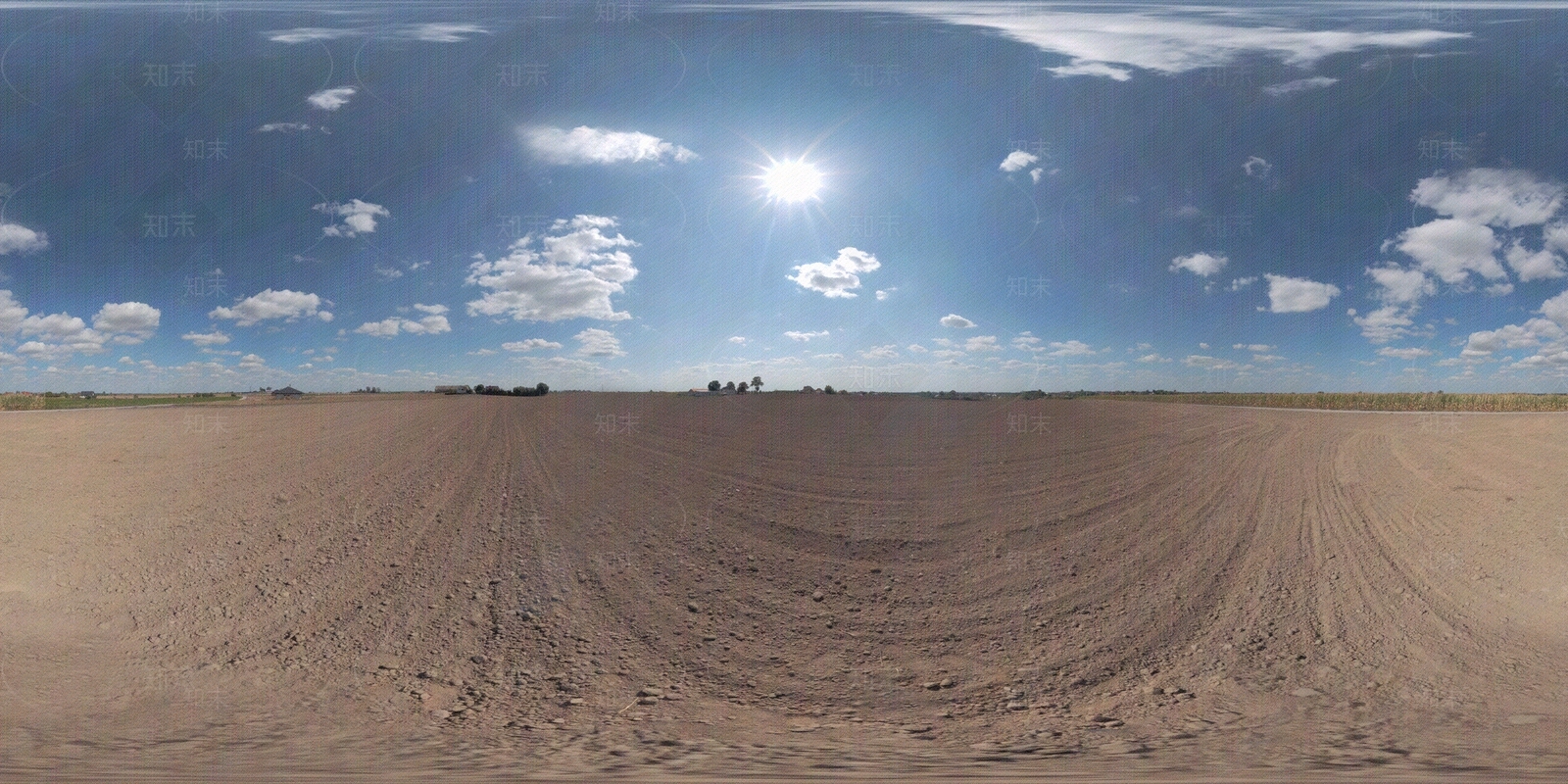 HDRI户外晴天天空贴图下载【ID:181472968】