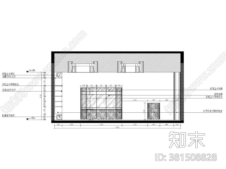 CHAO巢羽设计吴匠西装店cad施工图下载【ID:381508828】
