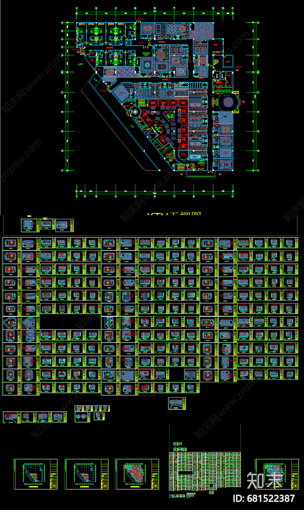 全套KTV施工图下载【ID:681522387】
