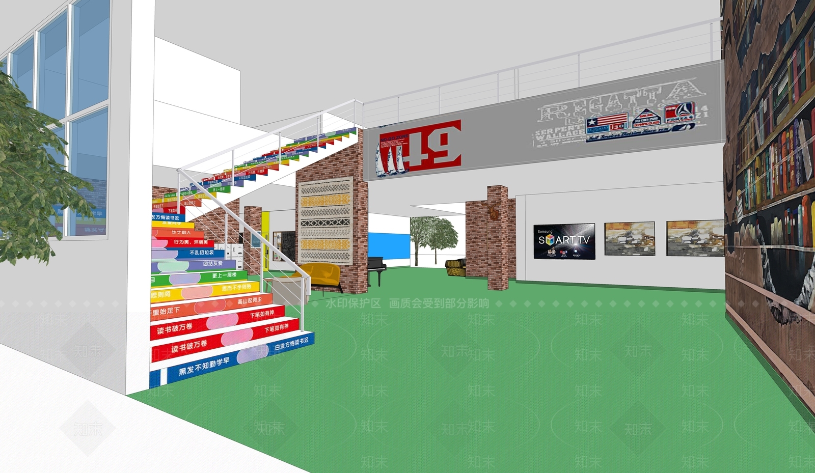 工业学校SU模型下载【ID:581549308】