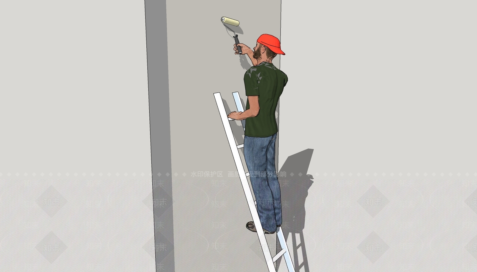 现代工人SU模型下载【ID:281591009】