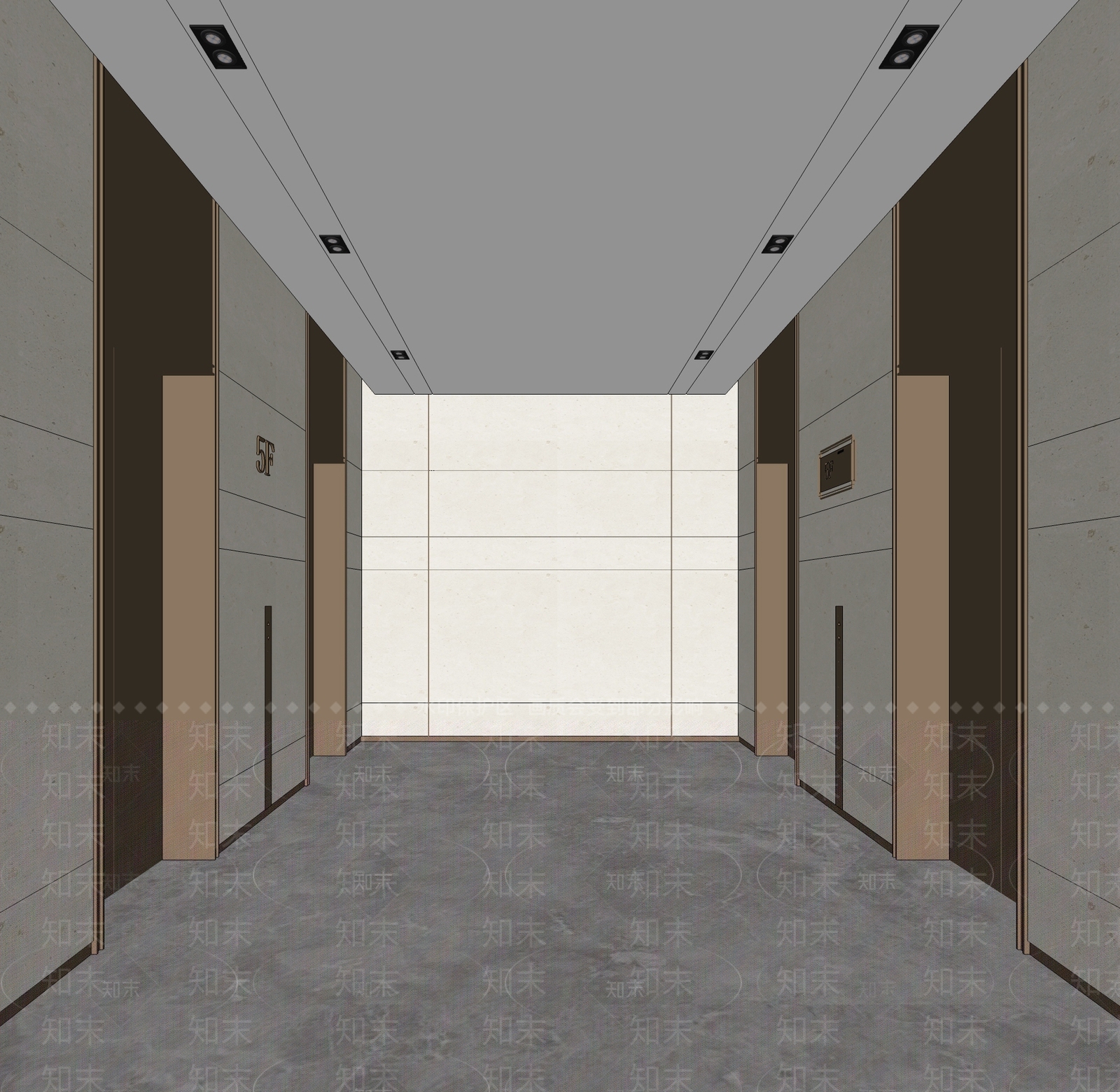 现代酒店空间SU模型下载【ID:981645724】