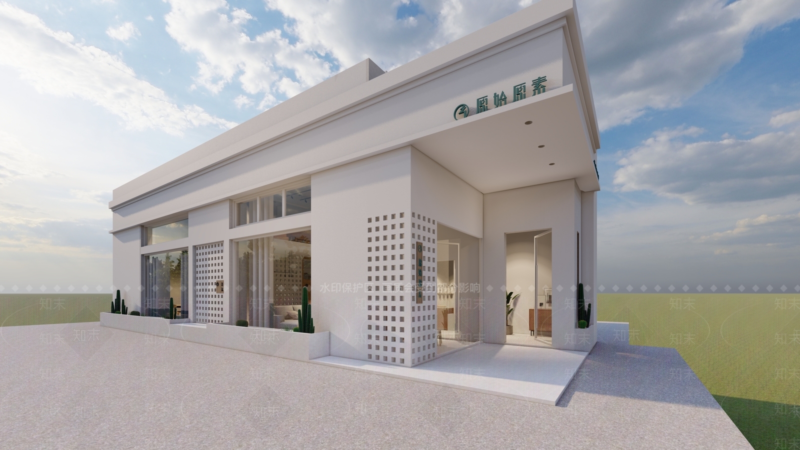 北欧家具展厅SU模型下载【ID:281687977】