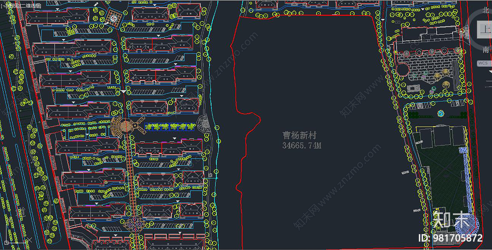 多层小区规划cad施工图下载【ID:981705872】
