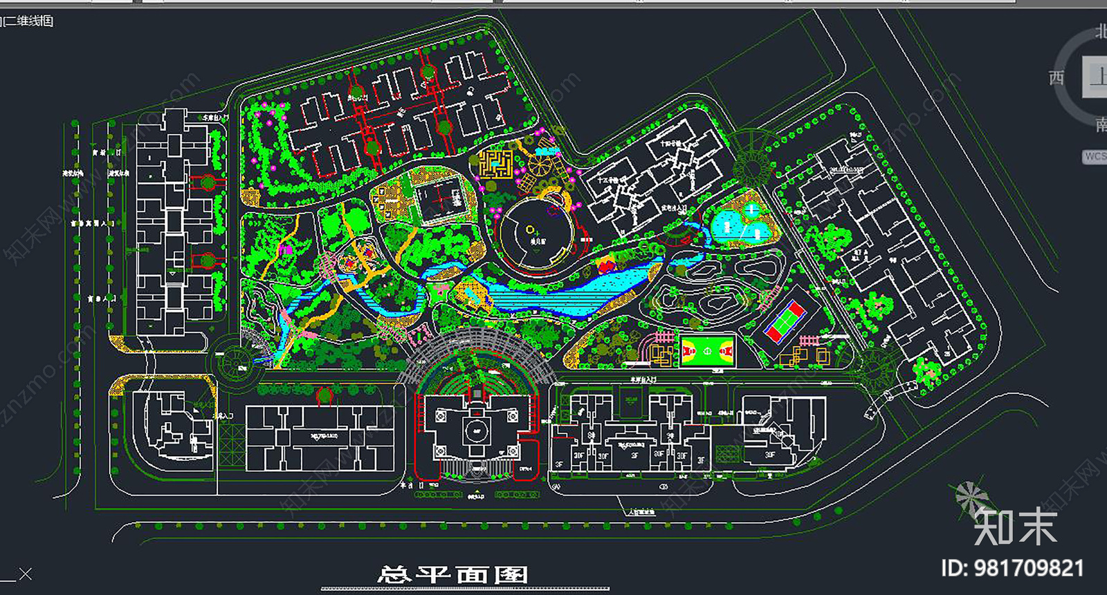 高层小区规划cad施工图下载【ID:981709821】