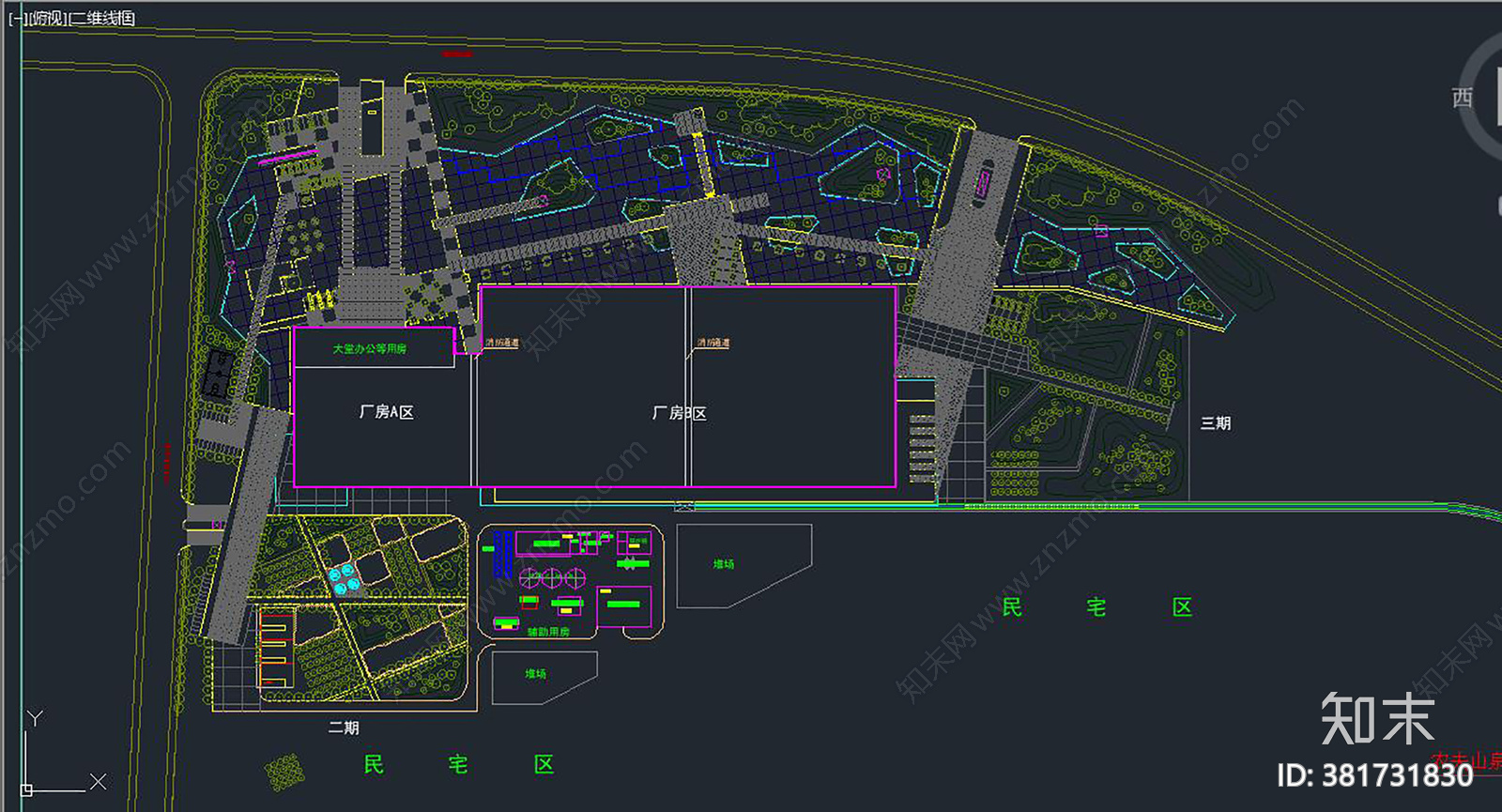广东万绿湖基地规划图cad施工图下载【ID:381731830】