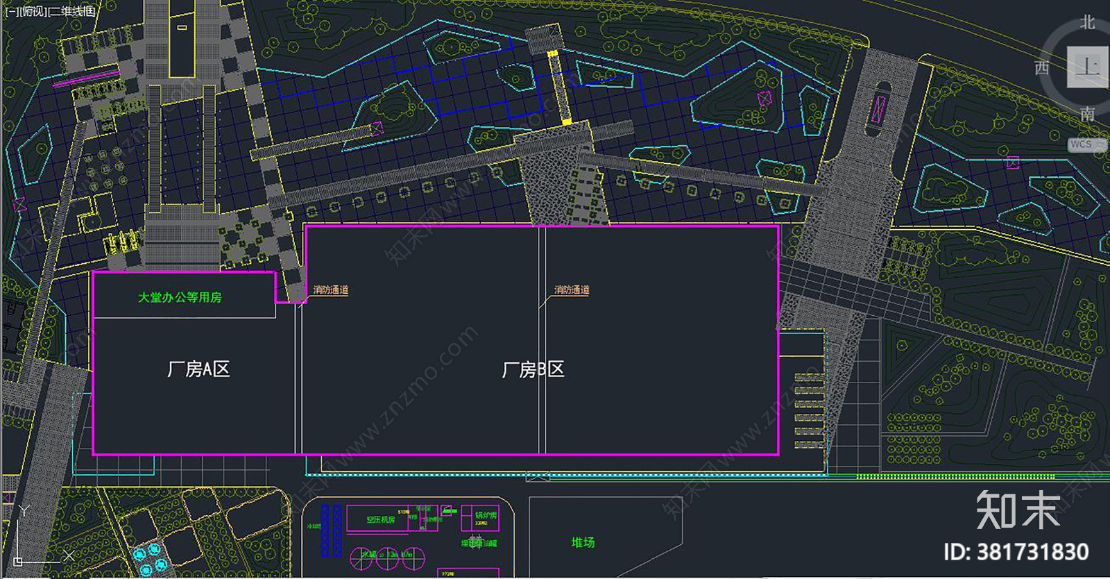 广东万绿湖基地规划图cad施工图下载【ID:381731830】