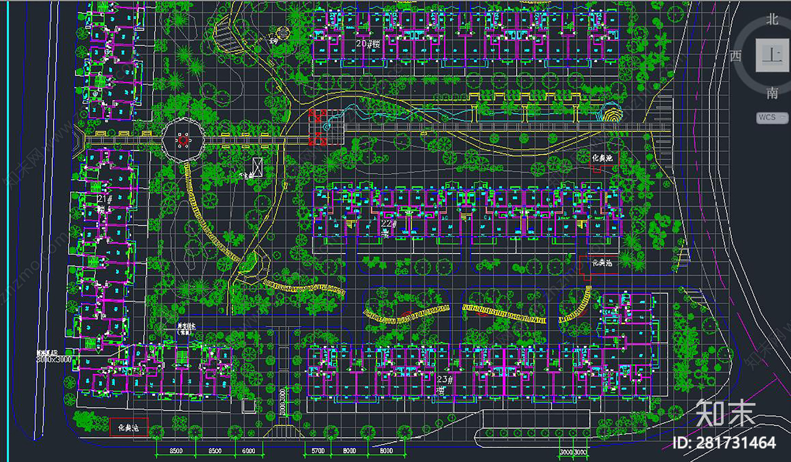 广西南宁金湾二期绿化图施工图下载【ID:281731464】