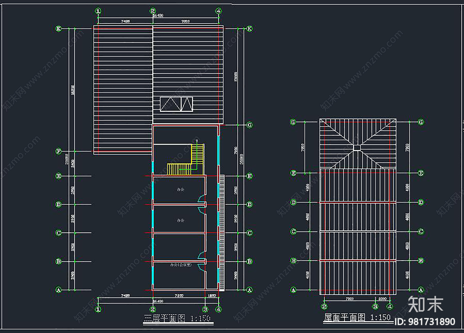 规划及建筑方案图cad施工图下载【ID:981731890】