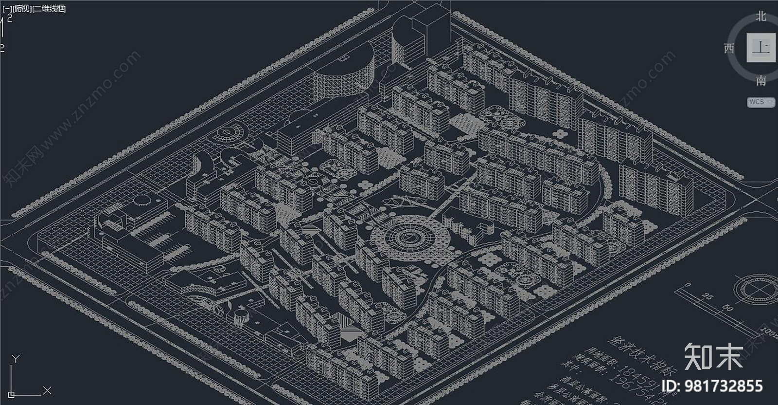 小区规划总图cad施工图下载【ID:981732855】