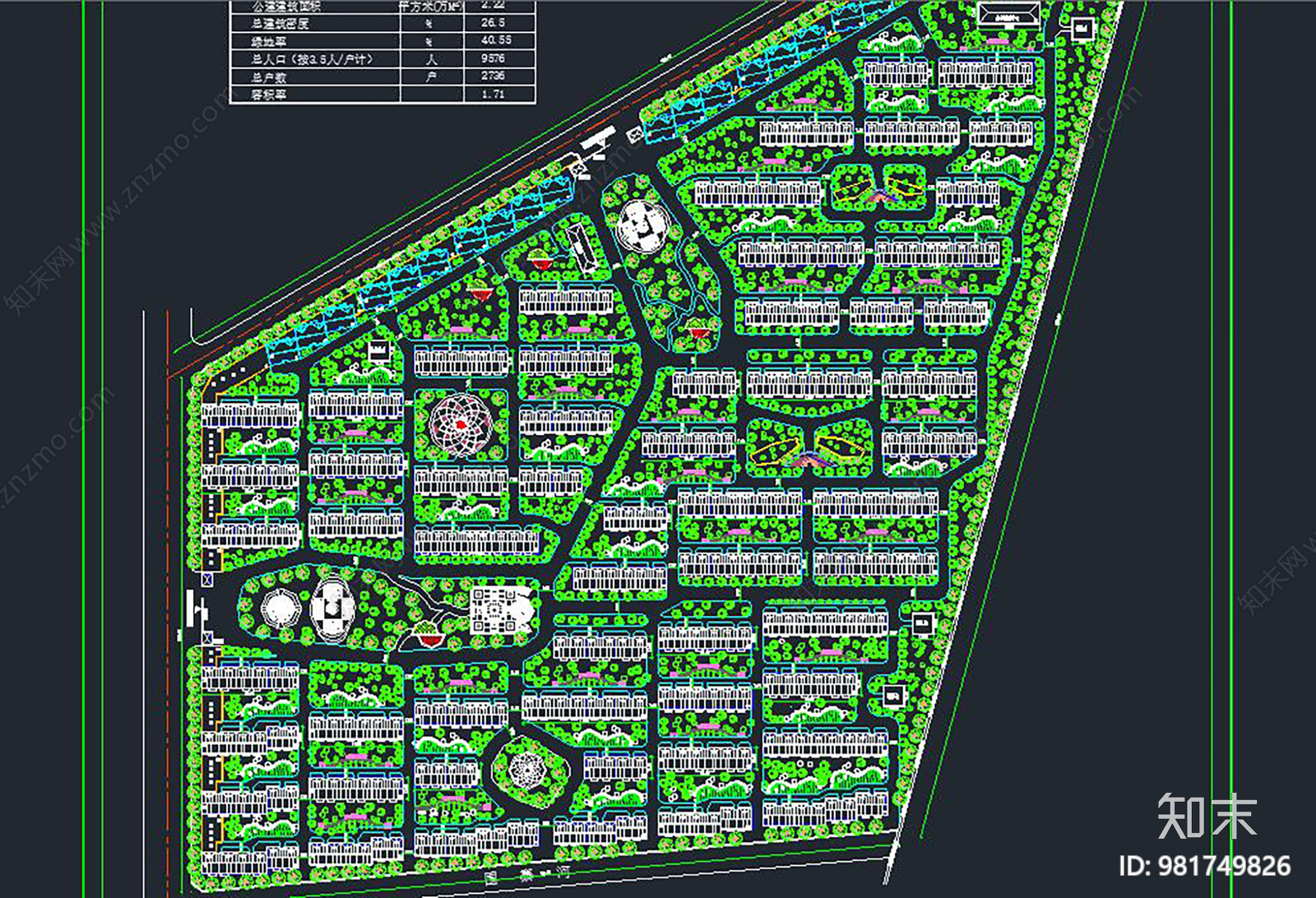 河北某小区规划方案施工图下载【ID:981749826】