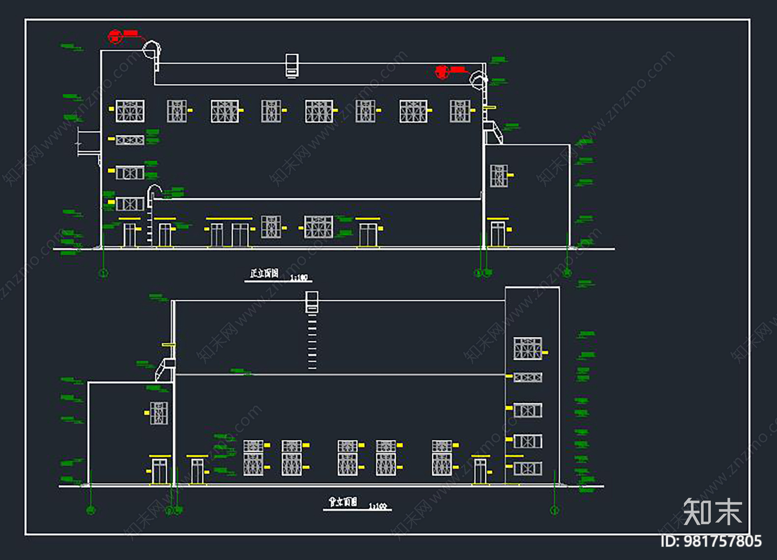 集中供热站建筑总图cad施工图下载【ID:981757805】