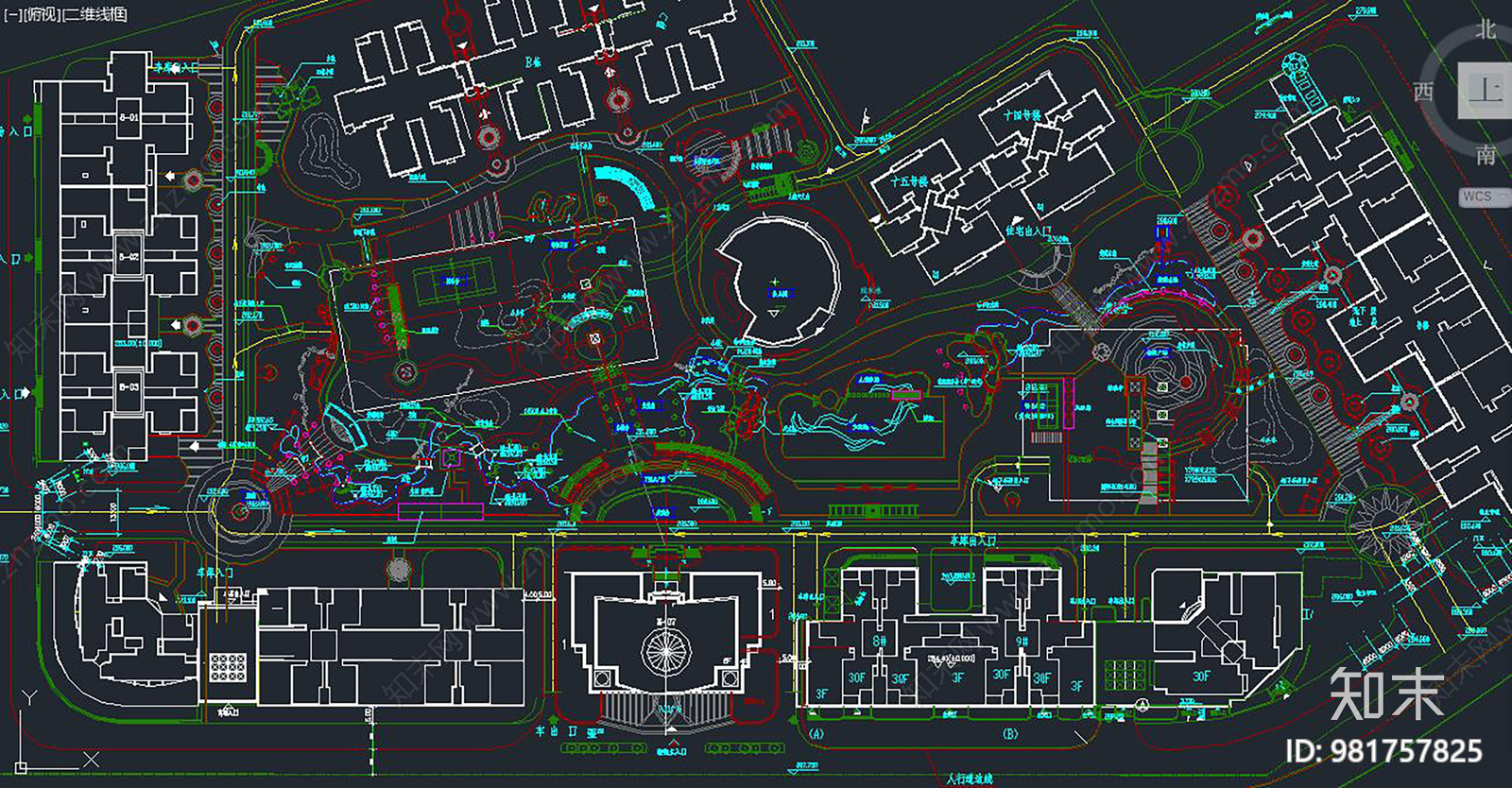 加洲花园小区规划图施工图下载【ID:981757825】