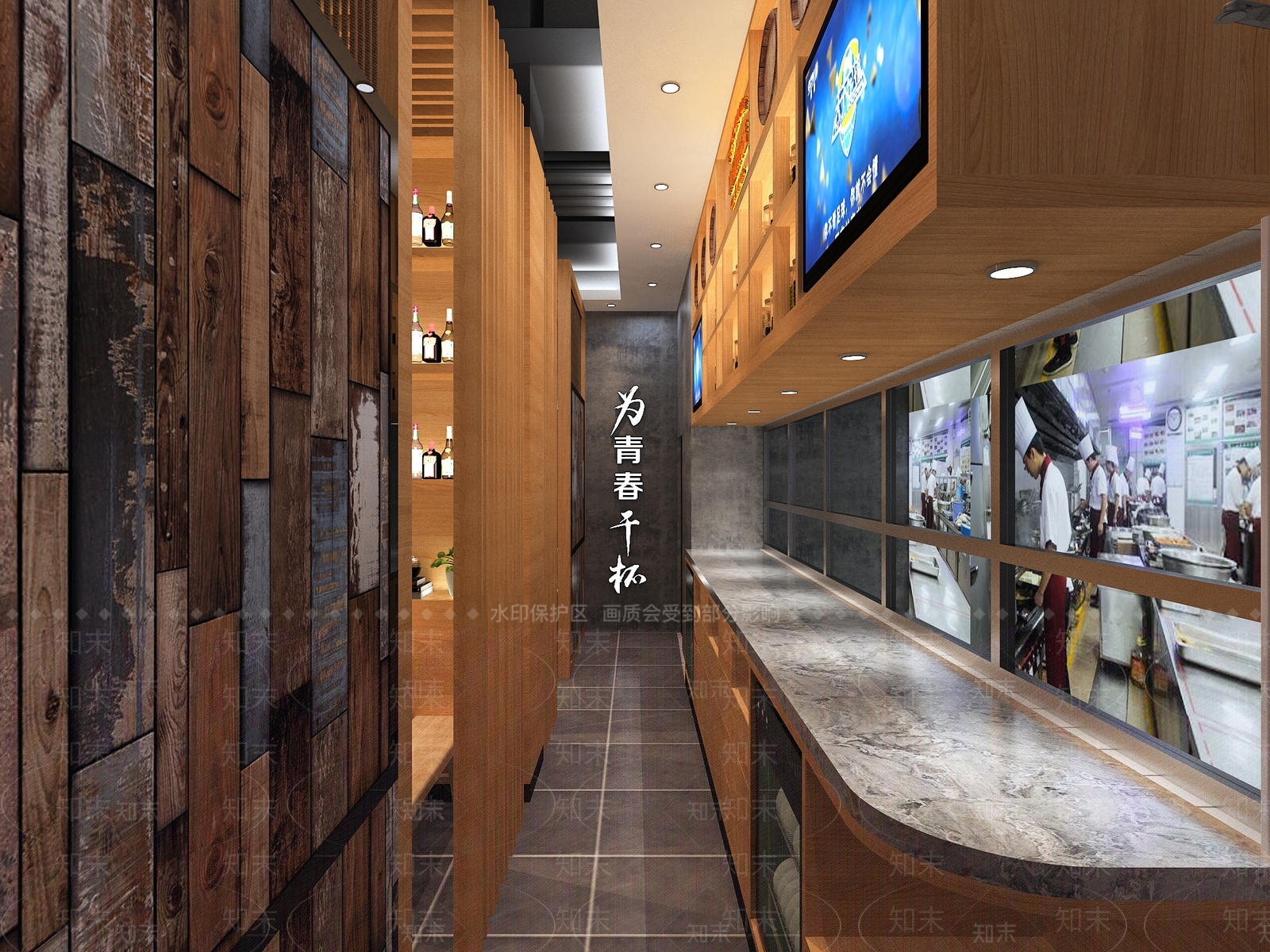 工业风烧烤店3D模型下载【ID:281769645】