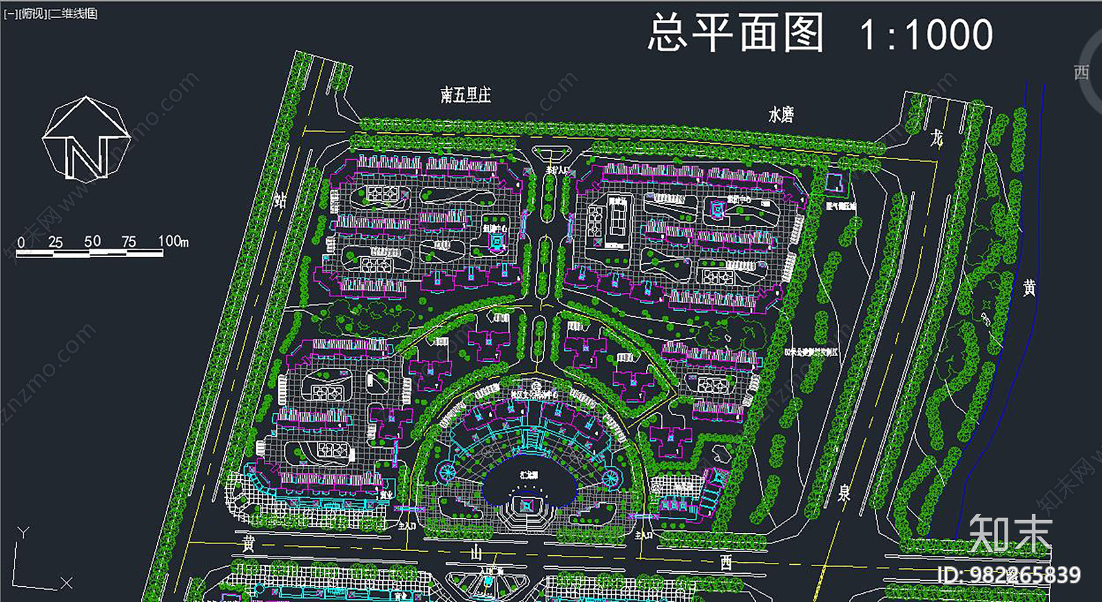 村庄规划施工图下载【ID:982265839】