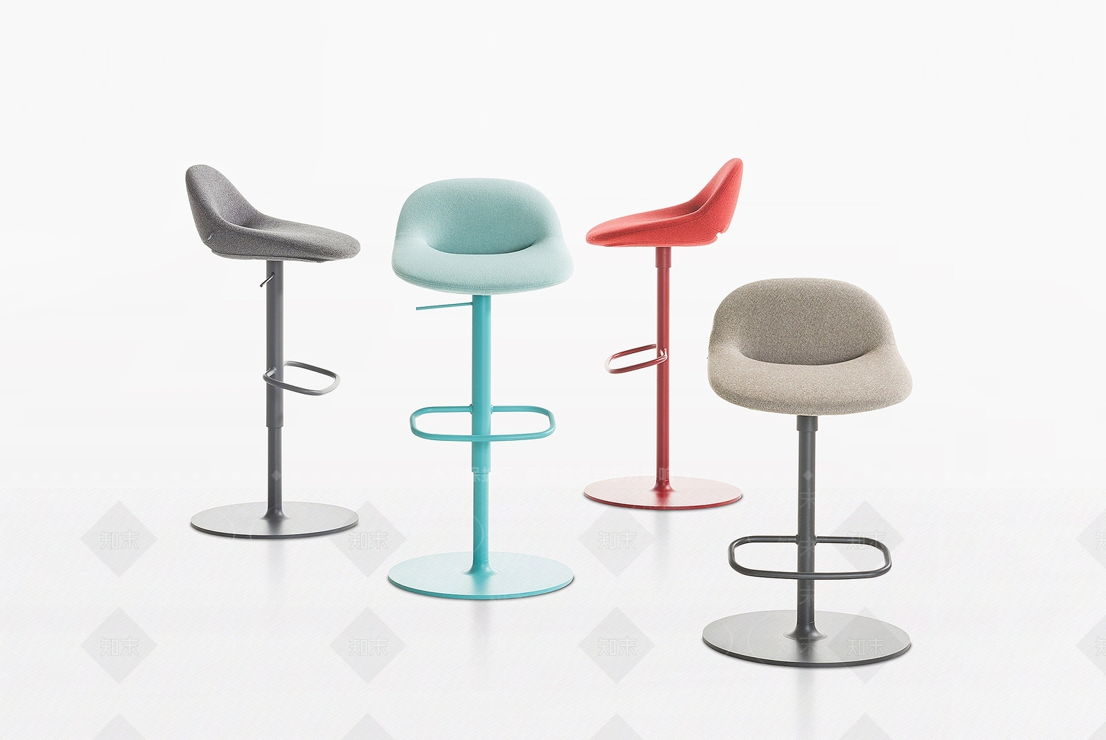 现代风格吧椅SU模型下载【ID:181806110】