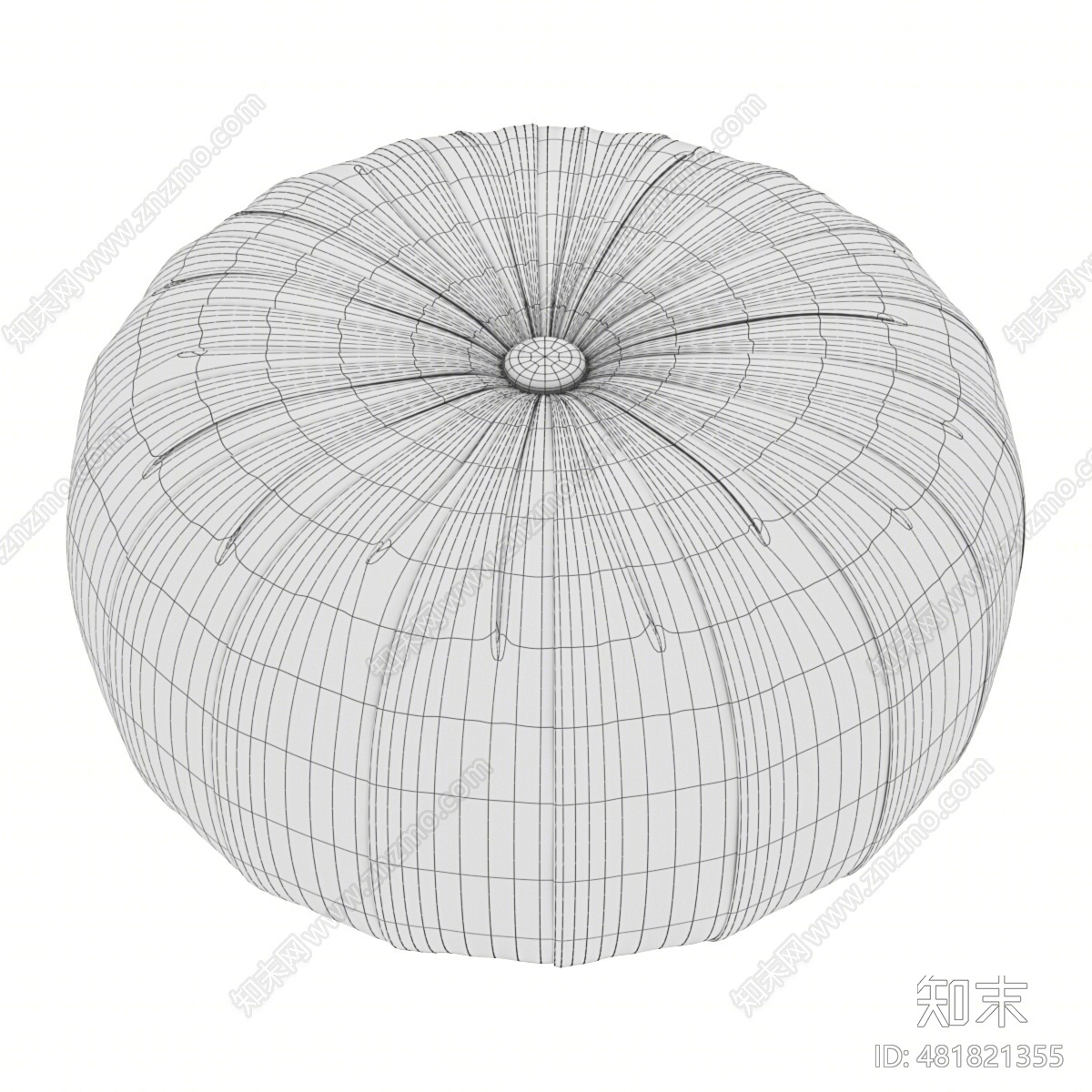 现代布艺坐垫3D模型下载【ID:481821355】