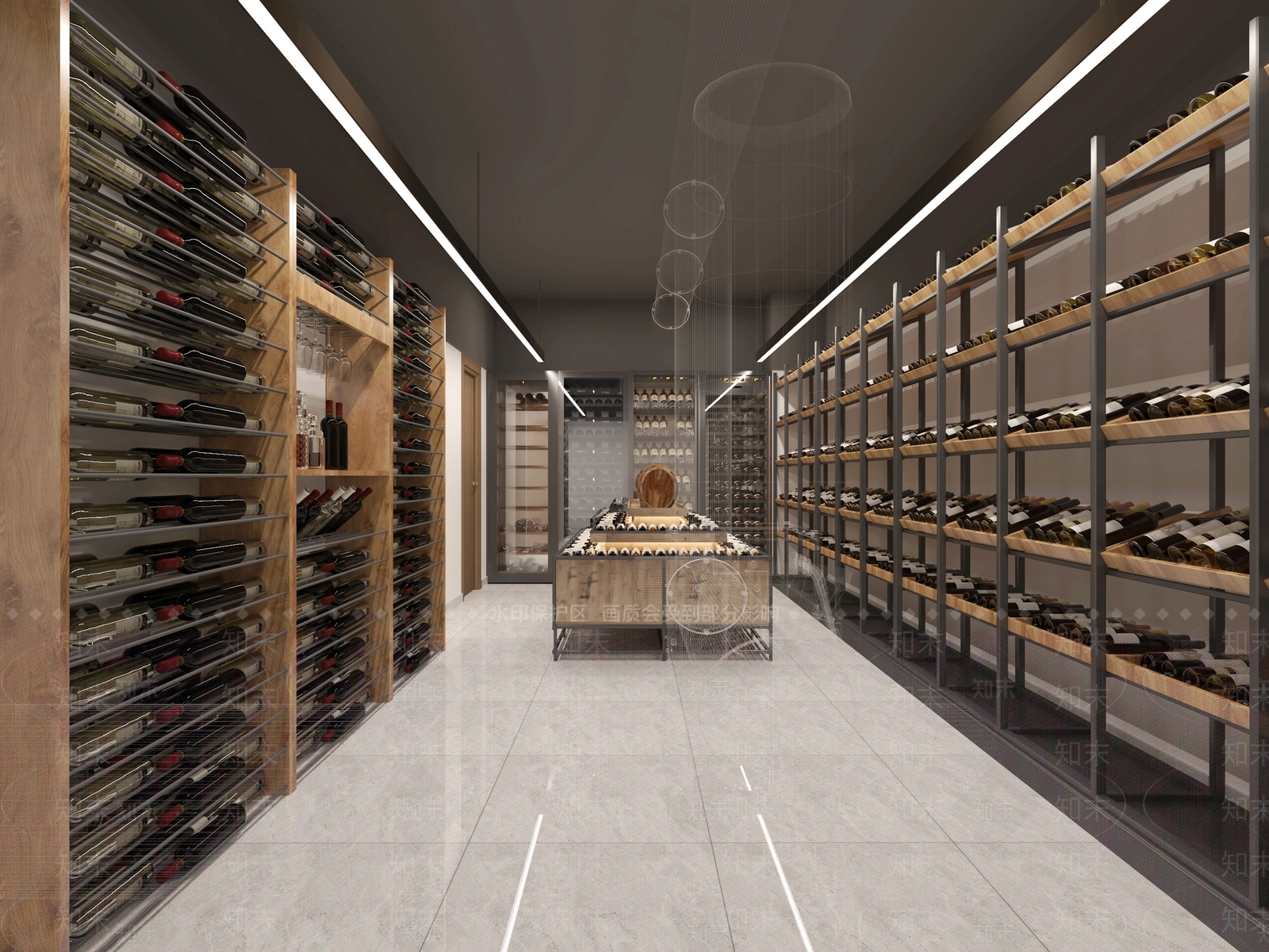 工业风酒窖3D模型下载【ID:981918319】