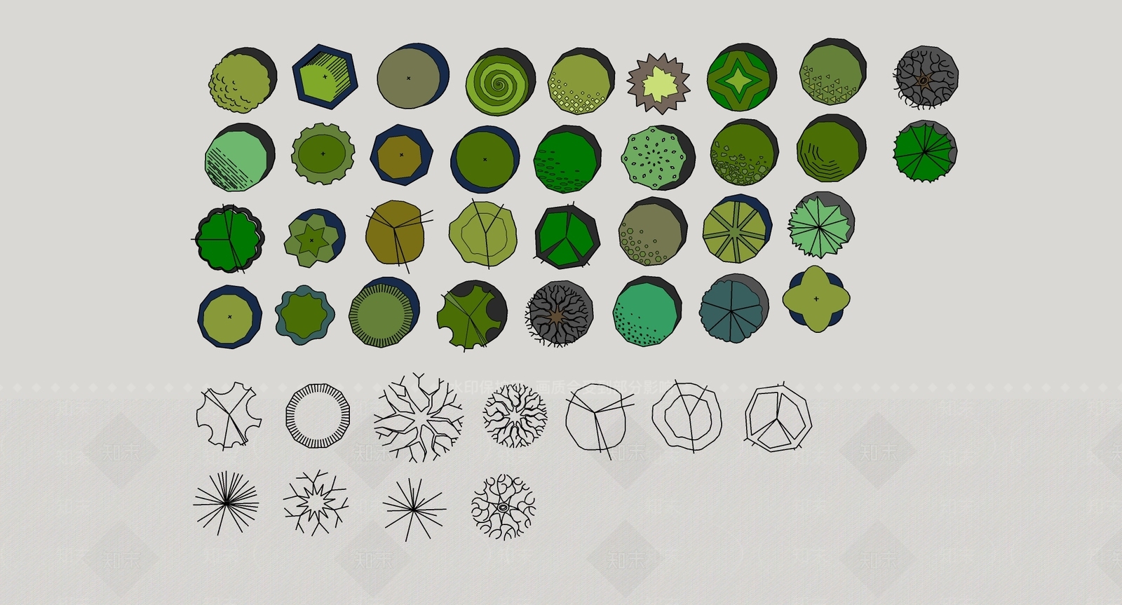 2D二维树SU模型下载【ID:181975686】