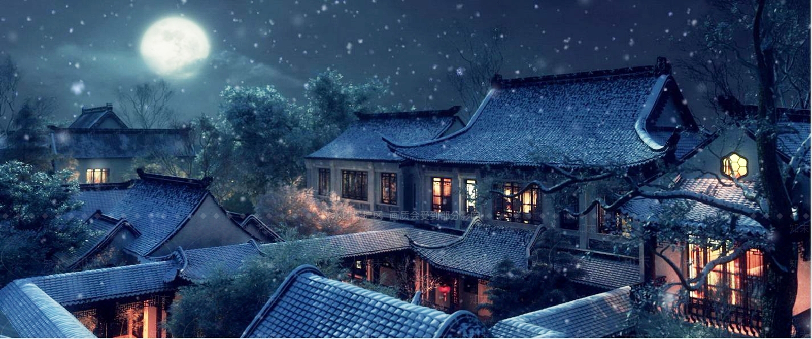 中式古建四合院3D模型下载【ID:681998864】