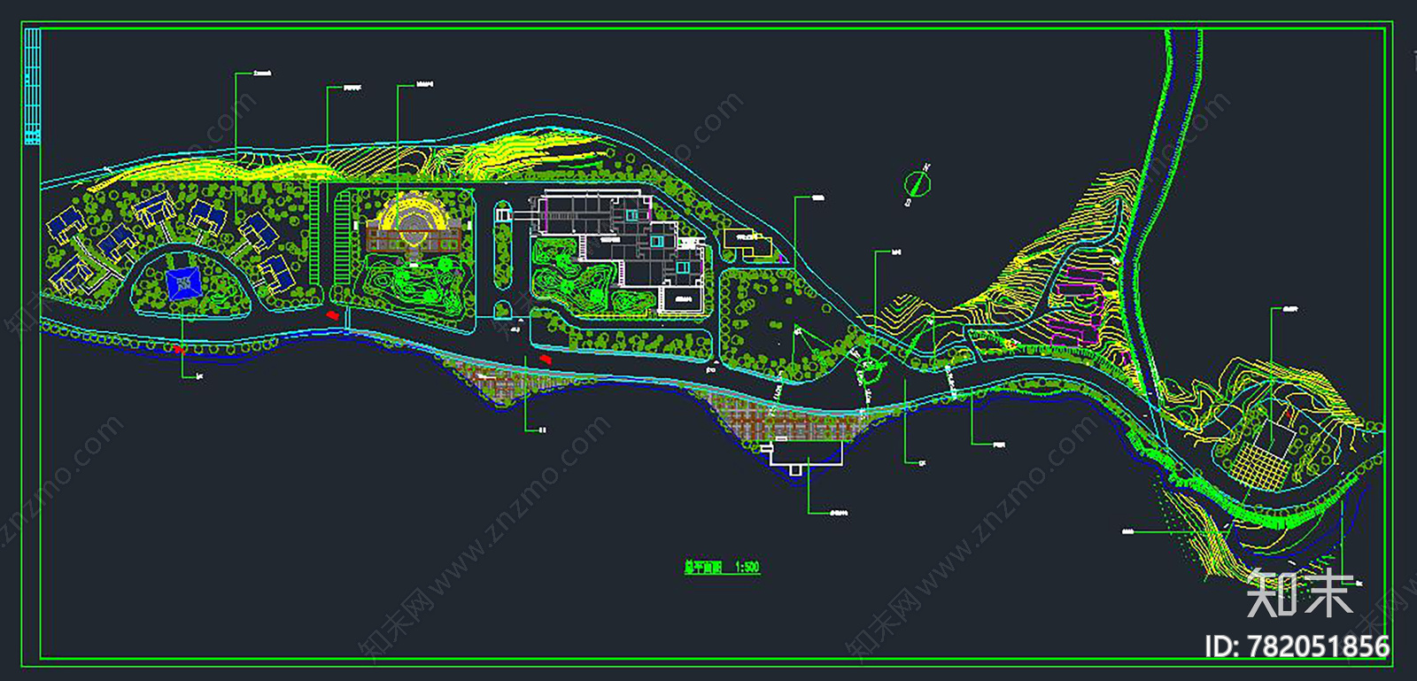 某旅游景区规划图和景点详图施工图下载【ID:782051856】