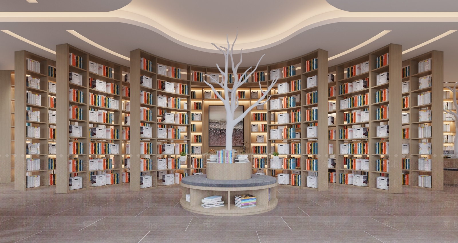北欧图书馆3D模型下载【ID:882101251】